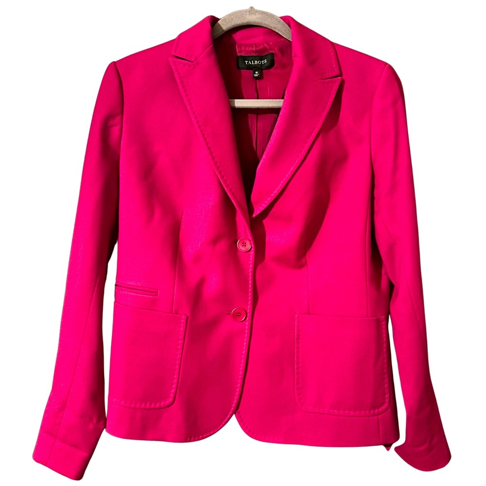 Talbots magenta Pink Blazer
